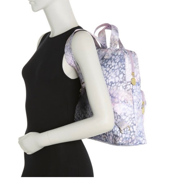 Luv Betsey by Betsey Johnson Backpack with Pencil Case In Moody Cheetah Pattern - Picture 6 of 8